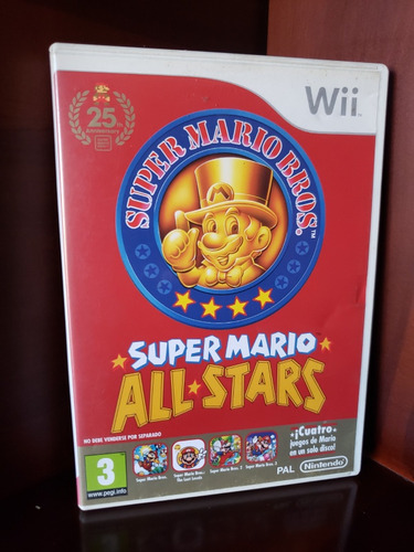 Super Mario All Stars Nintendo Wii Europeo Pal