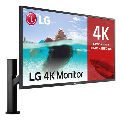 Monitor LG 32uk580 Uhd 4k 60hz Ergo 4ms Hdr10 Pivote Hdmi Dp