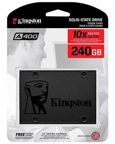 Disco Sólido Interno Kingston Sa400s37/240g 240gb