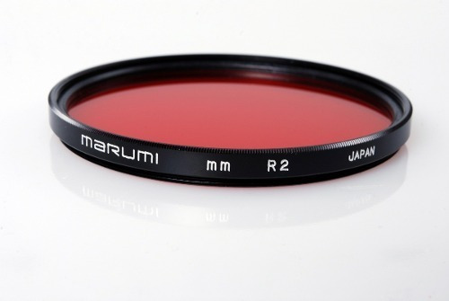 Imagen 5 de 8 de Filtro Marumi Rojo R2 Red P/ Blanco Y Negro 58mm Japon