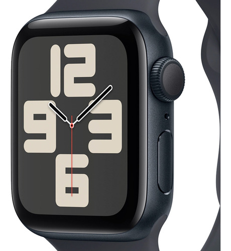 Apple Watch Se 2 mxek3 Aluminio Negro M/l Negro Diseño De La Correa Milanese