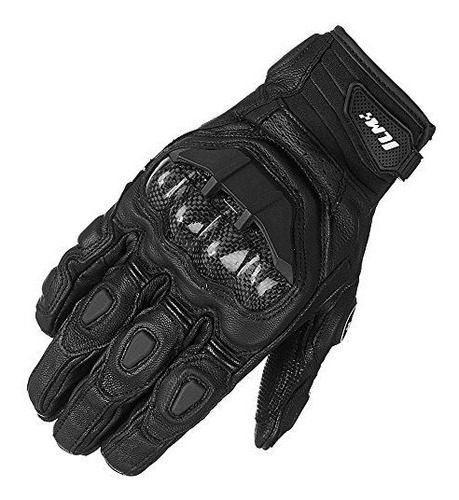 Imagen 4 de 7 de Guantes De Cuero Air Flow Para Hombres Y Mujeres (l, Negro)