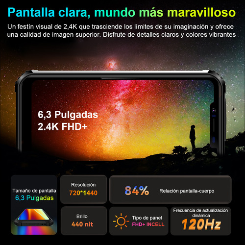X-tigi Bison1 Teléfono 6gb RAM 64gb Android 11 dual SIM octa-core 5200 Mah 6.3 pulgadas Hd doble cámara verde