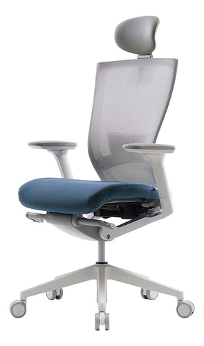 Tn50 Serie De Sillas, Asiento Azul Soporte Lumbar Reposacabe