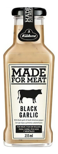 Molho Para Carnes Kuhne Black Garlic Made For Meat 235ml