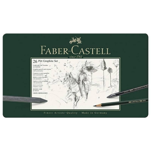 Faber-castell Pitt Graphite - Kit Grafito 26 Piezas