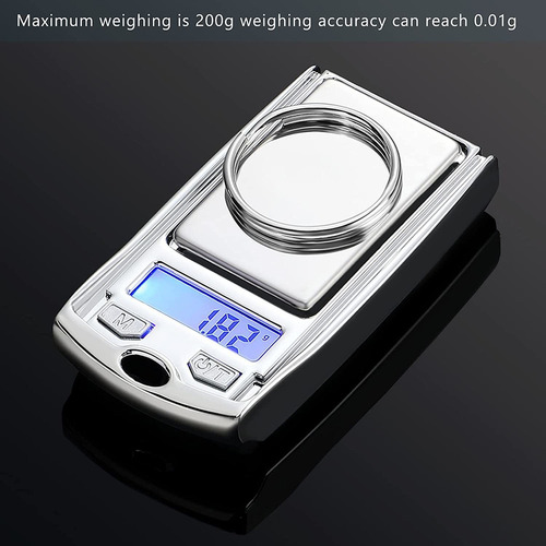 Mini Báscula Electrónica De Peso Digital 200 G/0,01 G