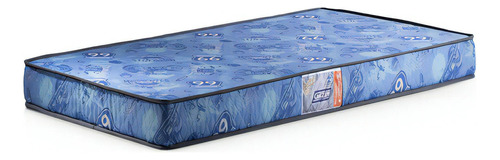 Colchão Solteiro Gazin 88x12x188cm - Espuma D20 Cr406b Cor Azul