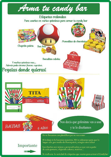 Super Mario Bross Kit Imprimible Personalizado