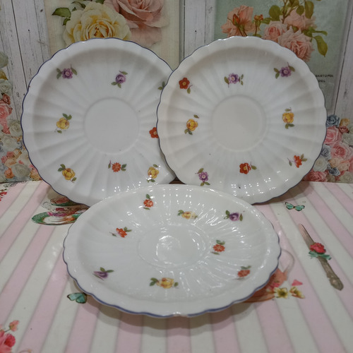 Platos De Té De Porcelana Alemana Wuertemberg Valor X Unidad