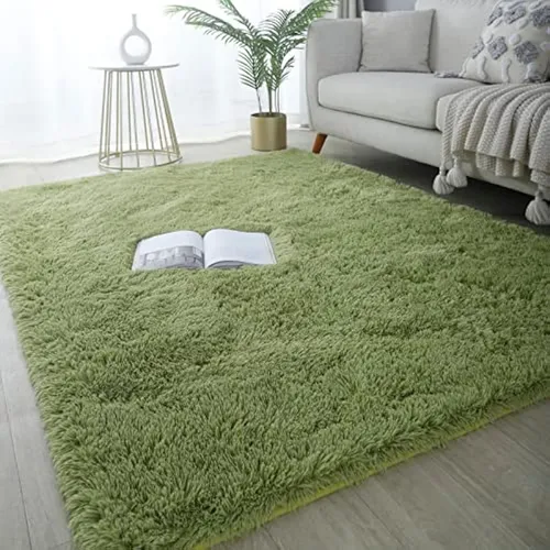 Gerbit Alfombra De Área Shag De 5 X 7 Pies, Suave,