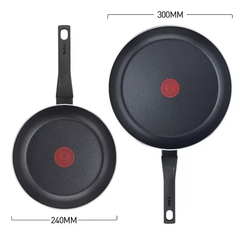 Comprar Tefal START'EASY Sartén antiadherente de inducción de titanio  (24~32cm) Apto para lavavajillas sin PFOA negro