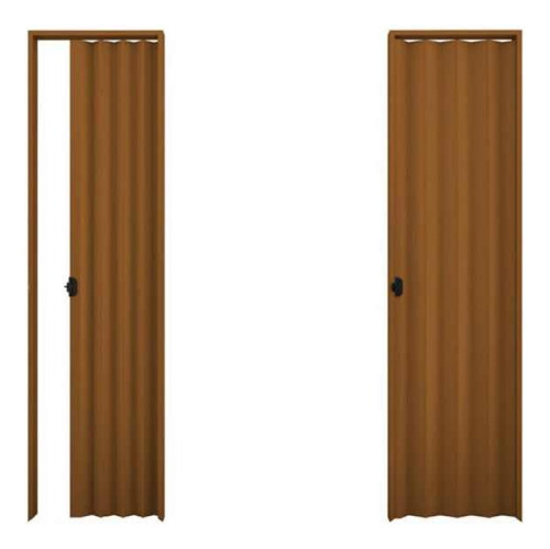 Puerta Plegable Pvc Marron Cpr De 70cm De Ancho