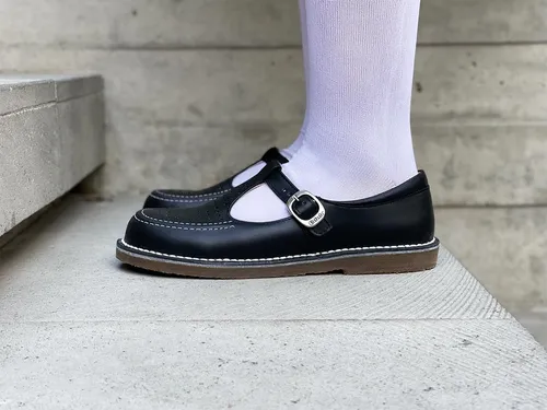 Zapatos escolares de goma para niña sale