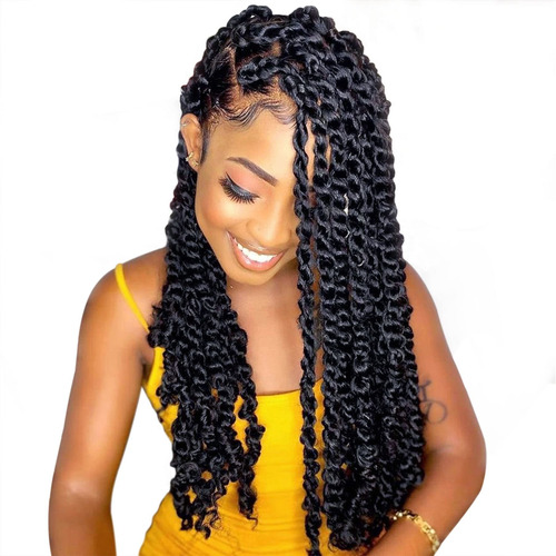 Passion Twist Hair 18 Pulgadas 6 Paquetes/lote Onda De Agua