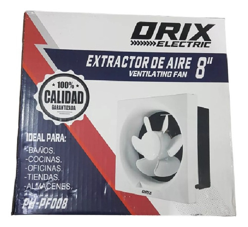 Extractor De Aire 8 Pulgadas Vteg  Local Cocina Garantizado