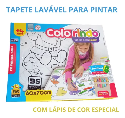 Conjunto de Artes - Patrulha Canina - Tapete Para Colorir - Bilíngue - 2  Metros - Fun