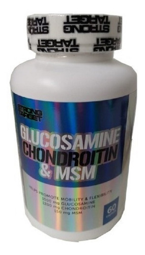 Glucosamina Condroitina & Msm 60caps  Strong Target Envio Já