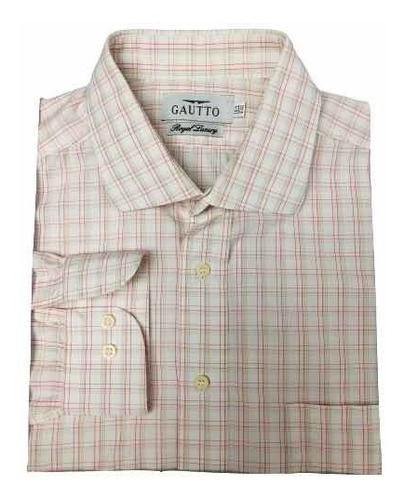 Camisa Hombre Talle Xl 41:42 Gautto Detalle En Bolsillo