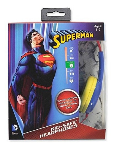 Auriculares Niños Limitador De Vol. Superman [1kkhf53o