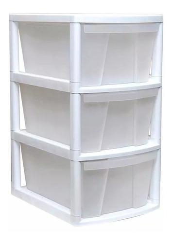 Cajonera Organizador Plastica Estanteria Torre C/ 3 Cajones Colombraro