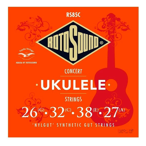 Rotosound Rs85c Concert 26-27encordado Ukelele