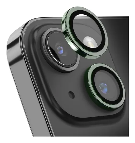 Protector Lentes Cámara iPhone 15 / 15 Plus Devia - Cover Co Color Verde