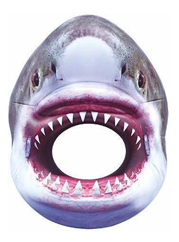 Inflatable Shark Pool Toy For Kids & Adults. Funny 54   Real