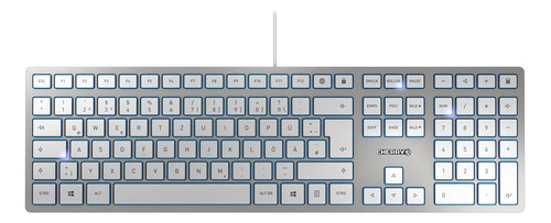 Teclado Cherry Americas, Interfaz Delgada/inglés/usb