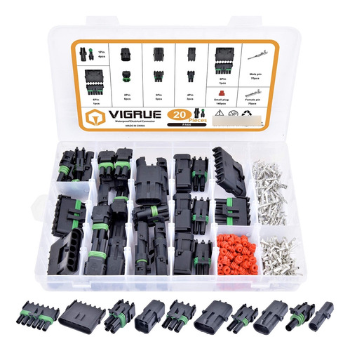 301 Piezas0 Kits Impermeable Para Coche Conector Cabl Kit 2