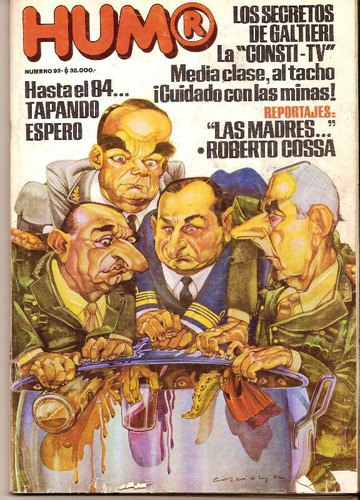 Revista Humor Nº 92 - Octubre 1982 - Galtieri - Las Madres