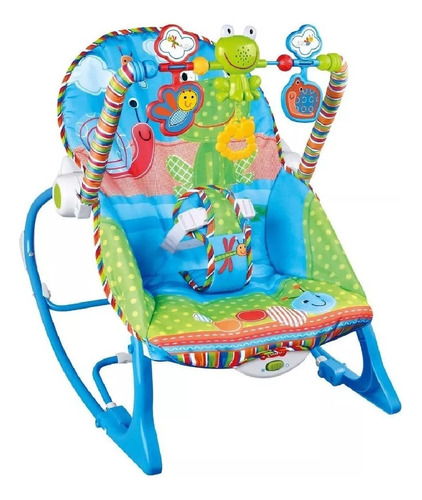 Silla Mecedora Musical Para Bebe 3 En 1 Gran Calidad 