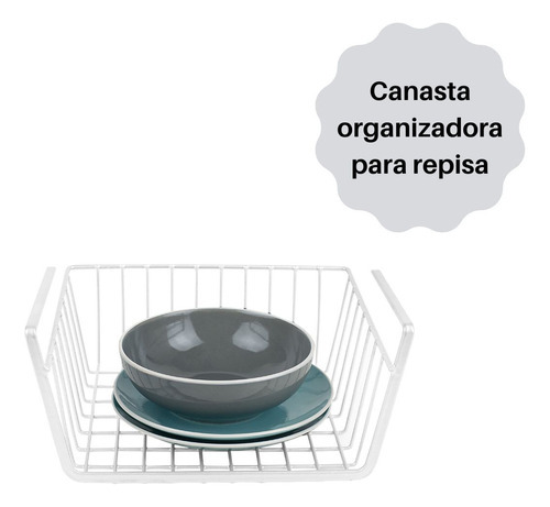 Good & Good - Canasta Organizadora Colgante 35x16x27cm, Contenedor Robusto y Adaptable
