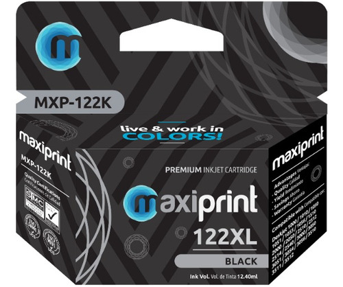 Cartucho De Tinta Maxiprint 122xl 12ml