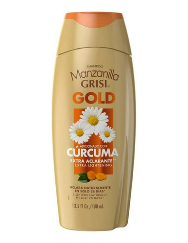 Shampoo Manzanilla Grisi Gold Extra Aclarante 400ml 