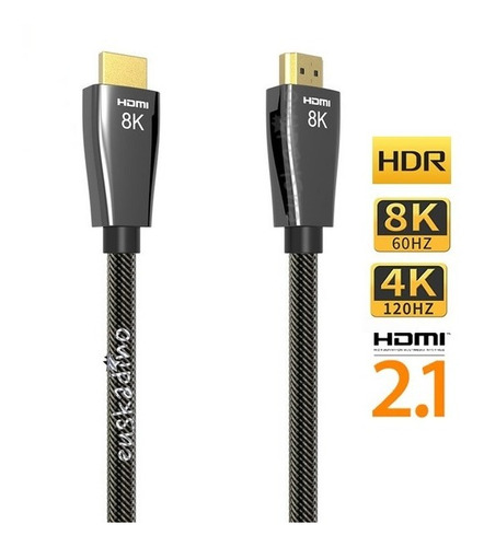 Cable 8k Hdmi 2.1 Cable 3m 48gbps 8k @ 60hz 4k @ 120hz Din