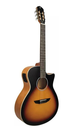 Violão Nylon Eletroacústico Tagima Tw-27 Drop Sunburst Satin