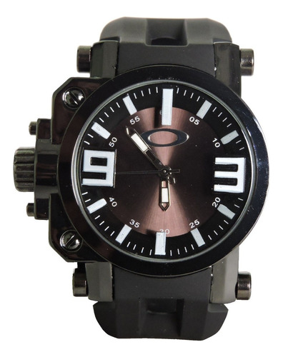 Relógio Masculino Oakley Gearbox Titanium Cor da correia Preto