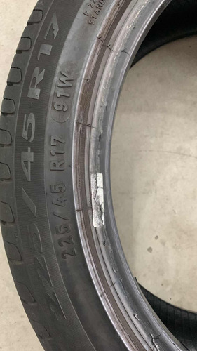 Pneu 225/45r17 91w Cinturato P7 Runflat Pirelli Usado W (Usado)