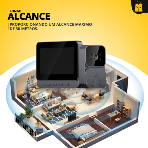 Vídeoporteiro Residencial Módulo Interno E Externo Ivr 1070u