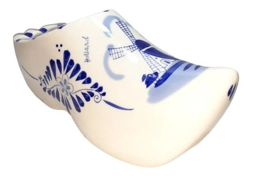 Zapato Holandes De Porcelana Delft Hermosa Pieza Decorativa