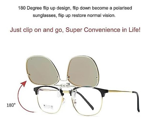 Long Keeper Clip On Gafas De Sol - Gafas De Sol Polarizadas