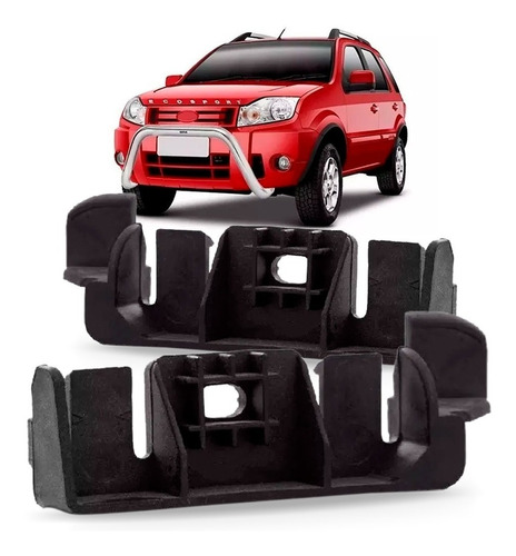 Par Guia Suporte Parachoque Dianteiro Ecosport 2008 A 2011