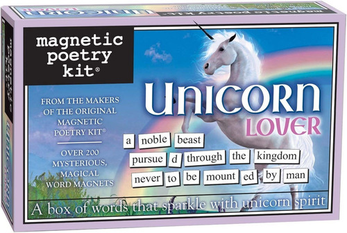 Kit De Tema Poético Magnético, Padre 1, Unicorn Lover