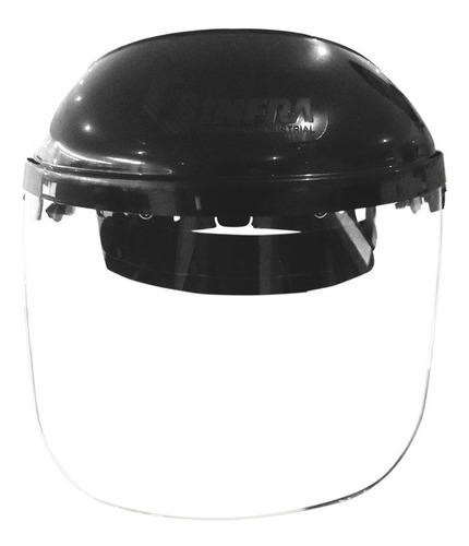 Protector Facial Visor 21 Y 30 Cm 3pf-300t Infra Color Negro
