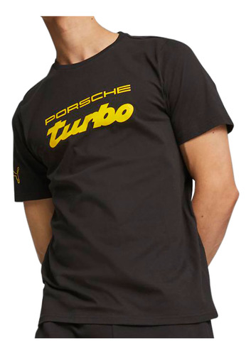 Playera Urbana Puma Pl Ess Tee Cuello Redondo Hombre   Negro