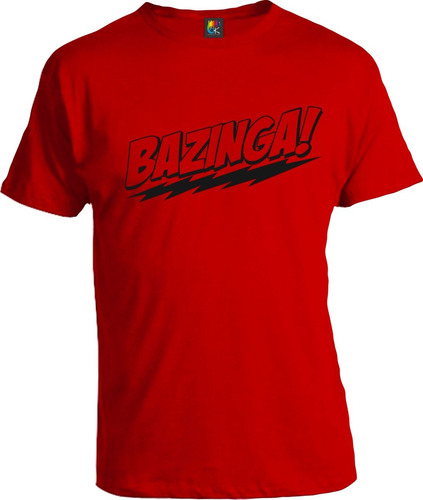 Remera Personalizada Diseño - The Big Bang Theory Bazinga 5