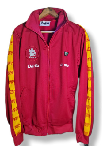 Bellísima! Campera Fútbol Calcio Rettro As Roma 1989 1990 !