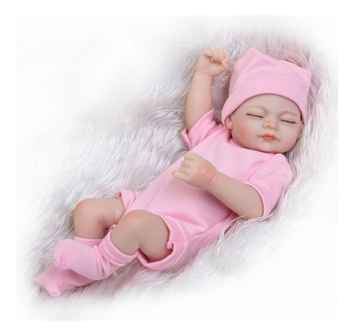 Muñeca Reborn Baby Doll, 25 Cm, Princesa Silicona Niño Regal