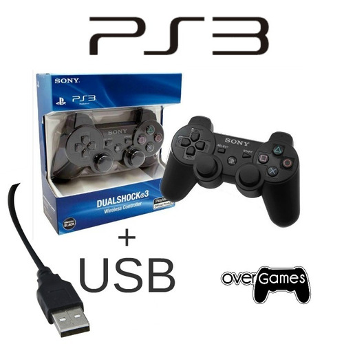 Control Ps3 Playstation 3 + Cable Cargador (obsequio)